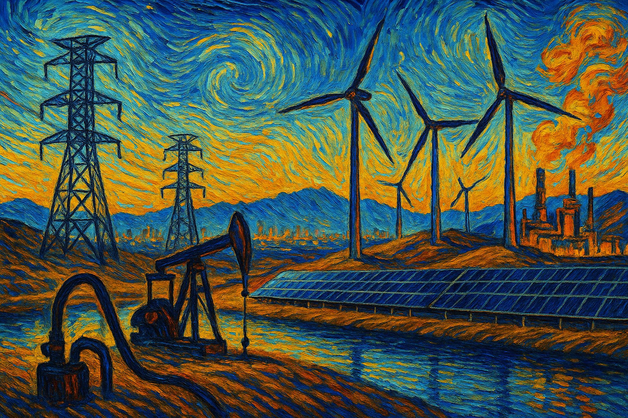 نمای هوایی از زیرساخت‌های انرژی و آب خراسان رضوی